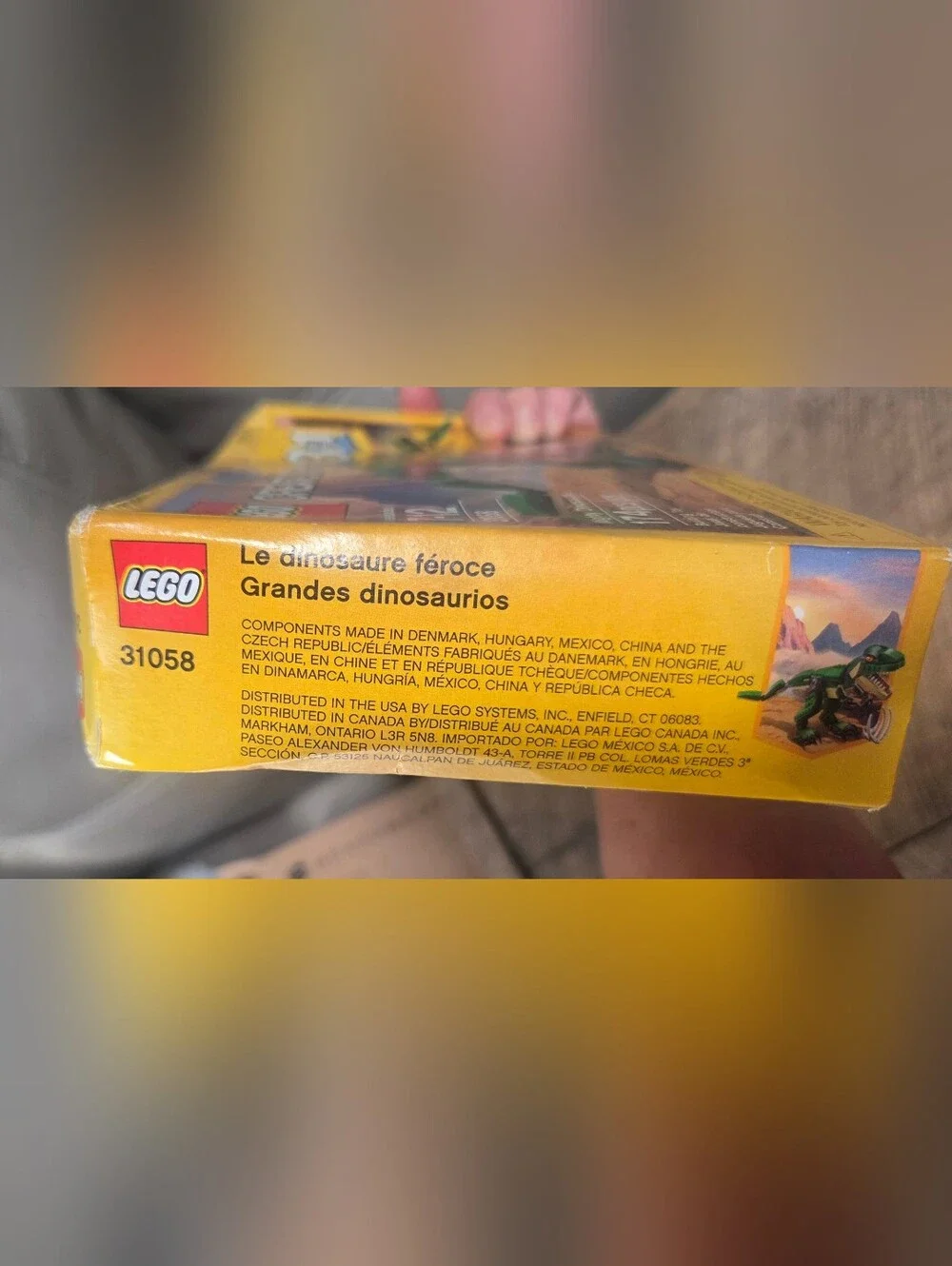 LEGO Creator Mighty Dinosaurs 3-in-1 (31058) - New Sealed ~ Bin 1E
